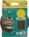 Wolfcraft - 5 pièces - Grain 60 - Disque abrasif auto-agrippant fixoflex, pour bois/métal - 2213100