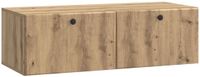 vidaXL Wandmontage TV-kast 98 x 41 x 30 cm Artisanaal eiken
