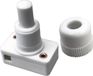 OMEG B2NOSLSLW6LW Bouton-poussoir 250 V/AC 1 A 2x hors/(en) Momentané (L x l) 22 mm x 12.3 mm 1 pièce(s) Blanc Plastique