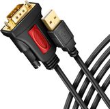 AXAGON USB 2.0 Adapterkabel [1x RS232-stekker - 1x USB 2.0] ADS-1PSN 1.5 m