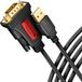 AXAGON USB 2.0 Adapterkabel [1x RS232-stekker - 1x USB 2.0] ADS-1PSN 1.5 m