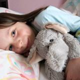 Warmies Elephant marshmallow - warmtekussen lavendel - Olifant Kleur: Licht grijs