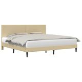 vidaXL Bedframe Lichtgroen Grijs 180 x 200 cm Corduroy stof