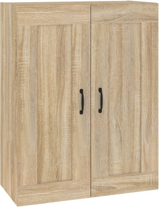 vidaXL Hangkast Sonoma eiken 69,5x32,5x90 cm
