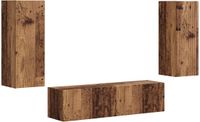 vidaXL Ensemble de meuble TV vieux bois