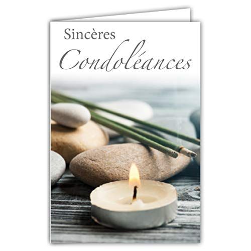 afie 64-1029-A geurkaars "Sincères Condolance"