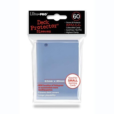 Ultra Pro Sleeves Small Transparant 62 x 89 mm