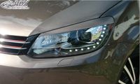 Koplampspoilers RDX Racedesign Koplampspoilers passend voor Volkswagen Touran 1T1 Facelift 2011-2014 & Caddy 2010-2015 (ABS)