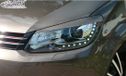 Koplampspoilers RDX Racedesign Koplampspoilers passend voor Volkswagen Touran 1T1 Facelift 2011-2014 & Caddy 2010-2015 (ABS)