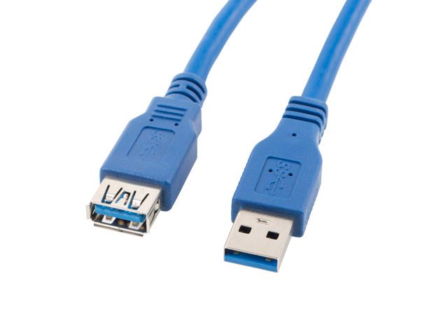 Lanberg CA-US3E-10CC-0030-B - USB-kabel - 3 m - blauw