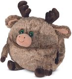 4KidsOnly Noxxiez Cozy Handwarmer/knuffel Rendier Junior 35 Cm Bruin
