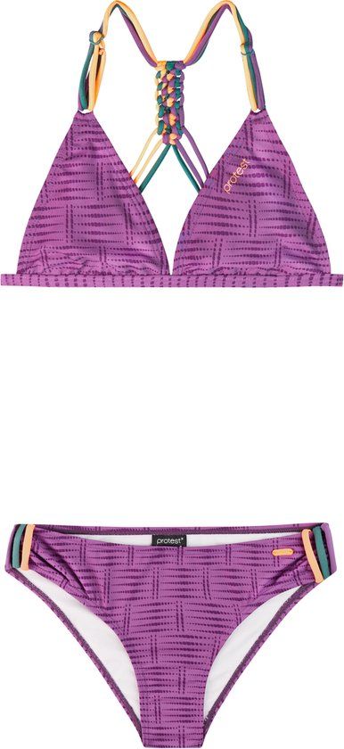 Protest PRTFimkes JR Bikini Set Meisjes - Jelly Purple - Printopdruk - Maat 176