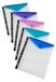 Snopake 15695 Polyfile A4 Ring Binder Popper Portemonnee met hoge capaciteit Portret Helder