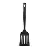 Grunwerg Greenworks bakspaan met gleuven, gerecycled PET, 34,5 cm, zwart