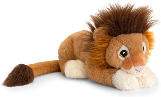 4KidsOnly Keel Toys Pluche knuffel leeuw - 25 cm
