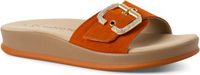 MARCO TOZZI Dames Muilen - Comfortabele Leren Schoenen met 'Feel Me' Zool - Mango - Maat 37