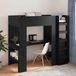 Maison Exclusive - Lit superposé avec bureau Chêne Noir 80 x 200 cm