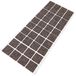 Adsamm WFP-30-SA-BR-2525-40 40 x wollen viltglijders, bruin, 25 x 25 mm