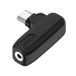Icecat Adaptateur de charge haute puissance 100W O 2.5X0.7mm femelle vers Type-C mâle