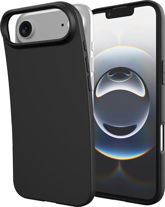 Just in Case hoesje geschikt voor iPhone Air Hoesje Siliconen - Flexibele 100% GRS Case - Zwart