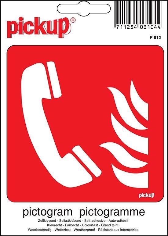 Pickup Pictogram 10x10 cm - Alarmtelefoon