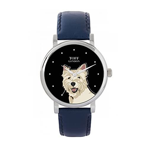 Toff London West Highland Terrier Hoofd Hondenhorloge - 5059656812913