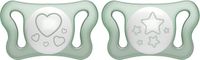 Chicco Fopspeen PhysioForma Micro - 0-2M - Groen - 2 stuks
