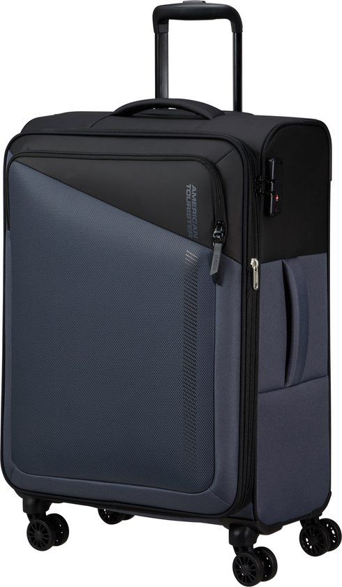 American Tourister Daring Dash Spinner M Uitbreidbaar - Black/grey - 66.5cm