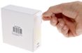 Rillprint Etiket 25mm 500st op rol wit
