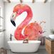 Flamant Rose Papier Peint Panoramique - 325 cm x 325 cm