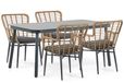 De Laan Projects Lifestyle Toledo/Tavano 160 cm dining tuinset 5-delig