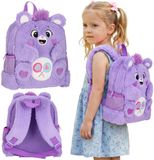 sarcia.eu Care Bears Paarse pluche rugzak voor meisjes, een kleine rugzak voor naar de kleuterschool of een uitstapje 5 L