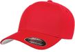 Flexfit Flexfit Athletic Baseball Cap for Men, Red, L-XL