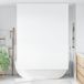 Maison Exclusive - Rideau de douche avec caisse intégrée, dimensions 160x240 cm, largeur du tissu 156 cm