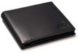 Portefeuille - Cuir véritable - Noir - 8 fentes pour cartes - Compartiment zippé