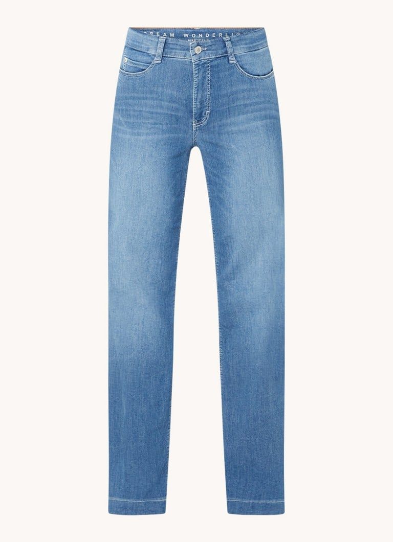 MAC Dream high waist wide leg jeans with pockets