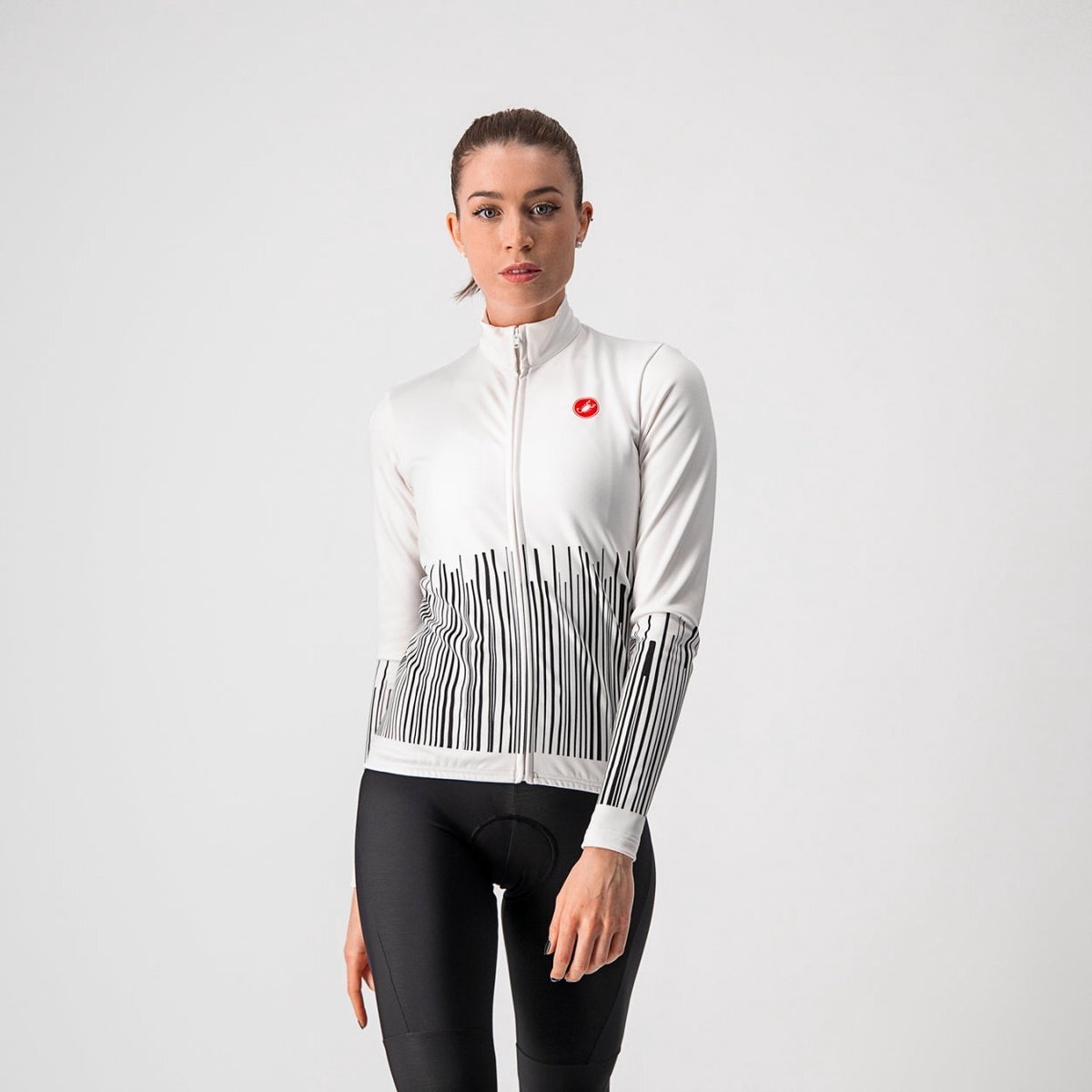 Castelli SORPRESA Fietsshirt Ivory/Black - Vrouwen - maat M