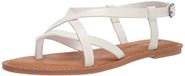 Amazon Essentials Casual damessandaal, wit, 35 EU