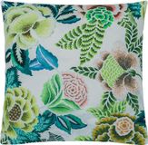 Designers Guild - Rose de Damas Jade Kussensloop - Katoen Perkal - 65 x 65 cm - Medium Groen