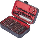 TOOLCRAFT TO-9407052 Bitset 150-delig Kruiskop Phillips, Kruiskop Pozidriv, Dop (zeskant), Zeskant, Tri-Wing, T-profiel