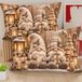 PETTI Artigiani Italiani 2 kerstkussenslopen kabouter 08 50 x 80 cm