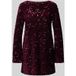 ONLY ONLANIKA SEQUINS LS BOW DRESS WVN CS Dames Mini jurken
