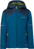VAUDE Kids Capacida Hybrid Jacket II, Jas, outdoorjas, met kap, Kinderen, Shore Blue, Maat 146