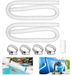 Tuyau de remplacement pour piscine 32 mm, 1,5 m