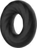 Crazy Bull - Super Soft Siliconen ring - Model 6 - Zwart