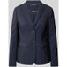 Betty Barclay Blazer Korte damesblazer met lange mouwen, blauw, 42