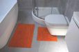 Spice Set de tapis de bain - Tapis de bain Tapis de WC - Aménagement de salle de bain - Lavable en machine - 50x80cm 50x50cm