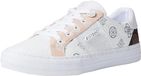 Guess Dames Loven3 Sneaker, 10 M US, Wit Roze 680, 38.5 EU