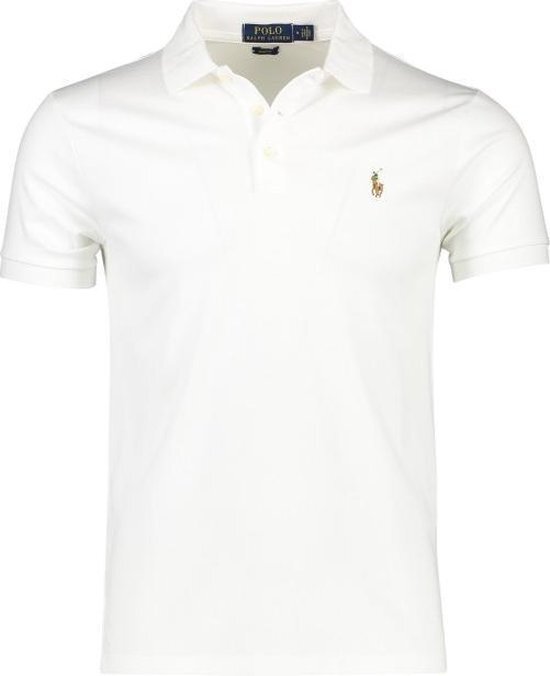 Polo Ralph Lauren slim fit polo met logo wit