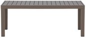 Hioshop Copacabana salontafel 70x120cm bruin